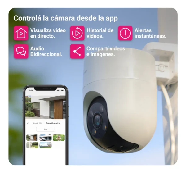 h8ca Combo X 2 Camara Ezviz H8c 360 Exterior Wifi Color