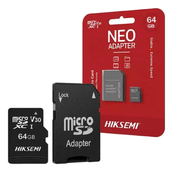 sdhiksemi Memoria Micro Sd 64 Gb Hiksemi Con Adaptador Clase 10